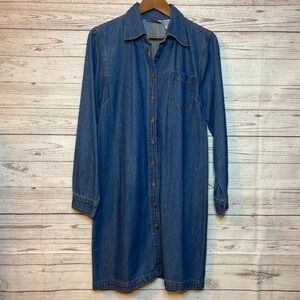Erika & Co Denim Dress NWOT Large